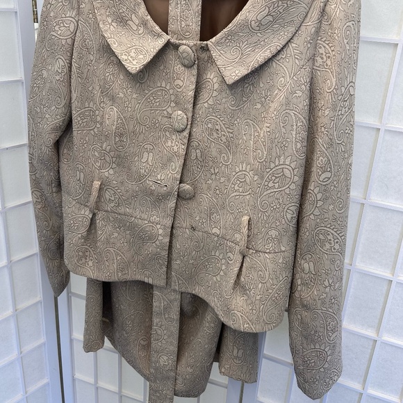 Giorgio Sant Angelo Skirt Suit Jacket Vintage Blaze 14 - Picture 2 of 4